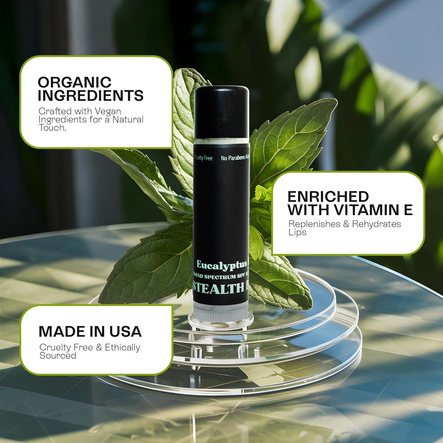 Stealth Balms Mint Pack  Organic Lip Balm for Men- Stealth Balms