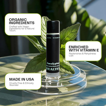 Stealth Balms Mint Pack  Organic Lip Balm for Men- Stealth Balms